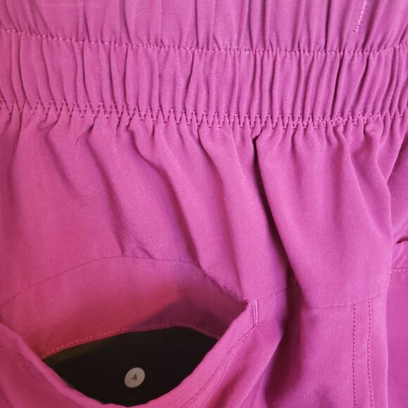 Lululemon Play All Day Plum Cuffed Athletic Shorts 4 - Picture 5 of 7